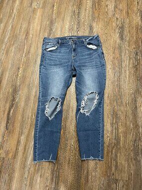 Old Navy Rockstar Jeans - Women Size 16(34x26) - Mid Rise Waist -Cotton Blend